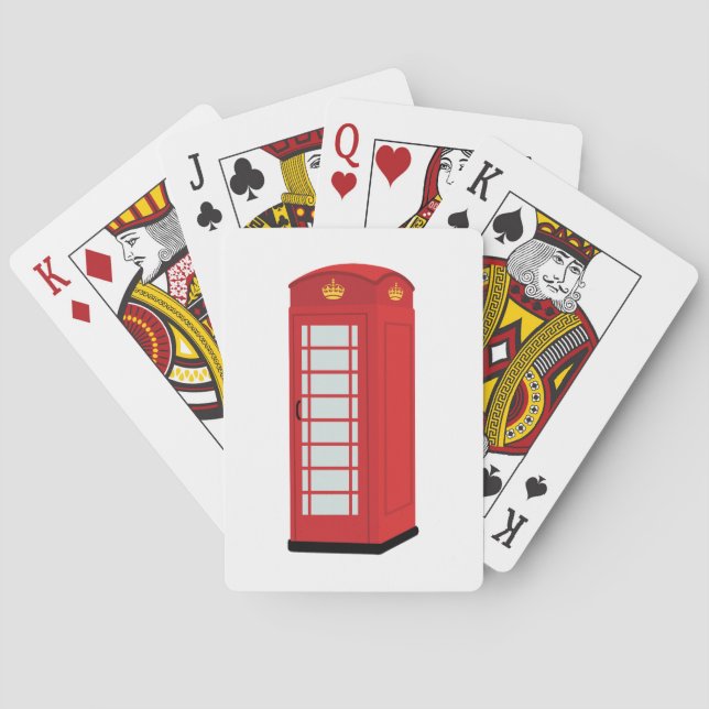 Telephone Box Playing Cards (Back)