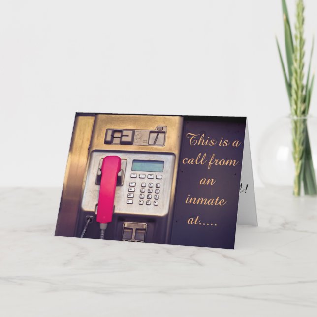 Telephone Call Card (Front)