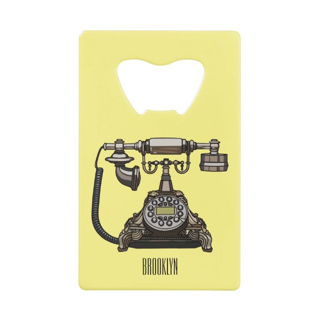 Telephone cartoon illustration (Front)