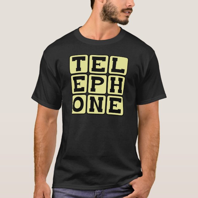 Telephone, Communication Device T-Shirt (Front)