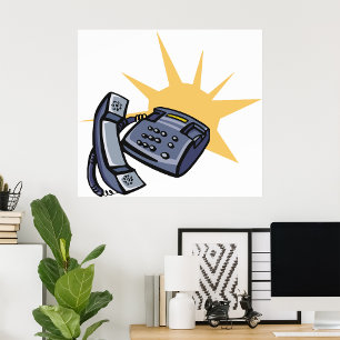 Telephone Communications Poster