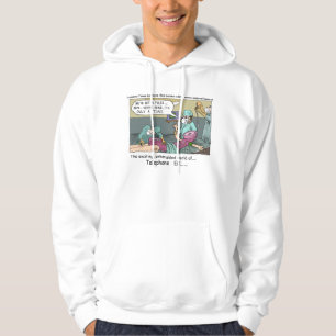 Telephone ER (Emergency Room) Funny Cartoon Hoodie