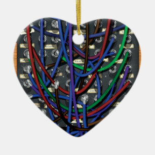 Telephone Exchange Ceramic Ornament