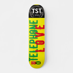 TELEPHONE LOVE Skateboard, 7¾" Deck Skateboard
