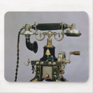 Telephone, National Telephone Service, USA, 1890 Mouse Pad