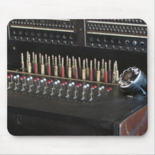 Telephone Switchboard Mouse Pad