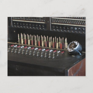 Telephone Switchboard Postcard