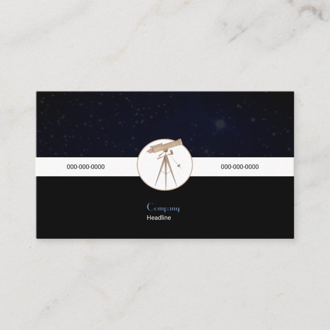 Telescope Business Card (Front)