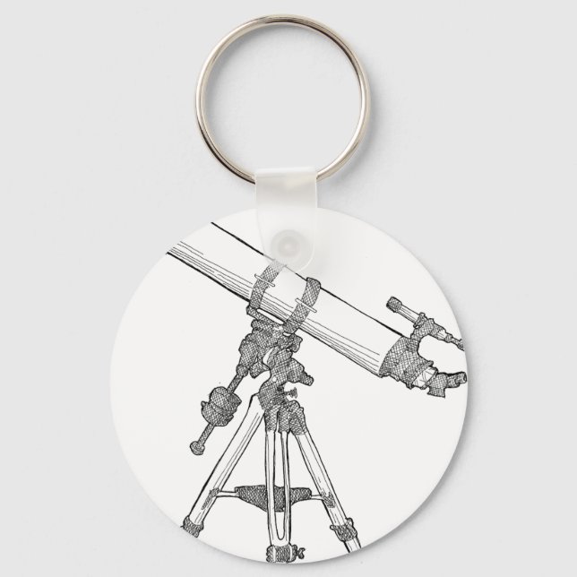 Telescope Drawing Series Key Ring (Front)