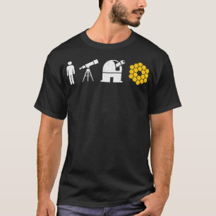 Telescope Fan Constellations Galaxy Astronomy T-Shirt