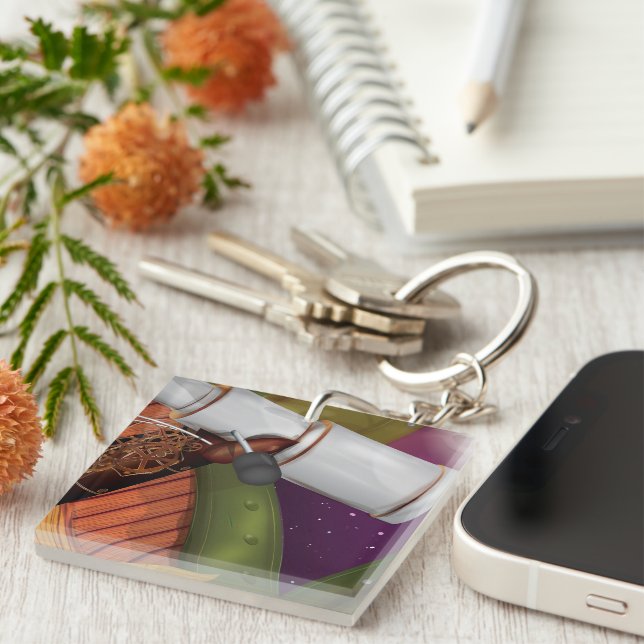 Telescope Observatory Key Ring (Front Right)