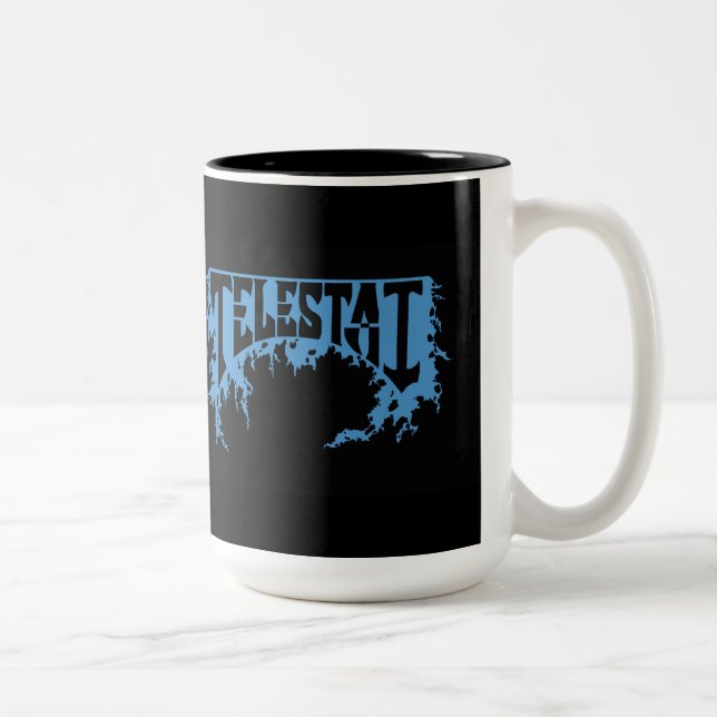 Telestai blue logo coffee cup (Right)