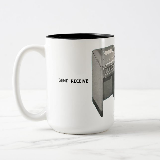 Teletype Model 28 Mug (Left)