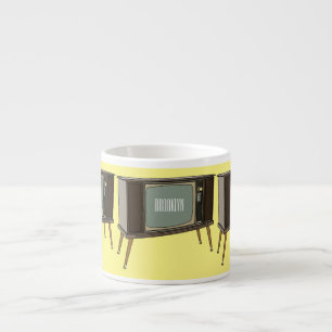 Television cartoon illustration espresso cup