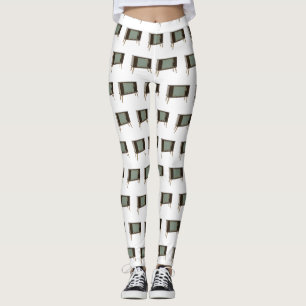 Television cartoon illustration leggings