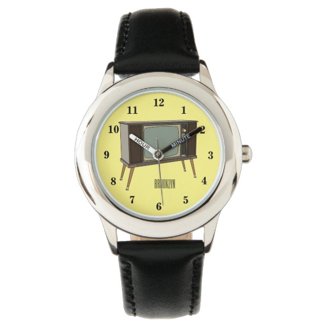 Television cartoon illustration watch (Front)