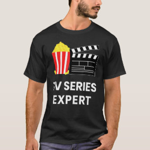 Television Show Binge Watch Tv Series Expert Food T-Shirt