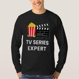 Television Show Binge Watch Tv Series Expert Food T-Shirt