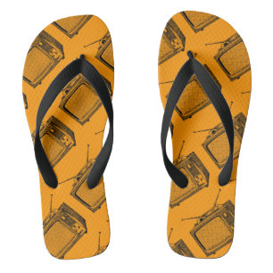 Televisor Vintage Illustration Flip Flop