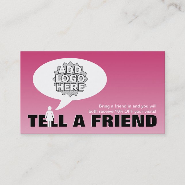 tell a friend referral comic (Front)