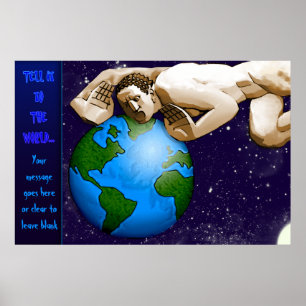 Tell It To The World (Personalised Poster) Poster