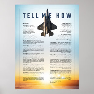 Tell Me How Poster