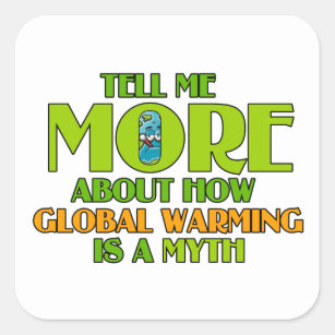 Tell Me More Earth Day Square Sticker