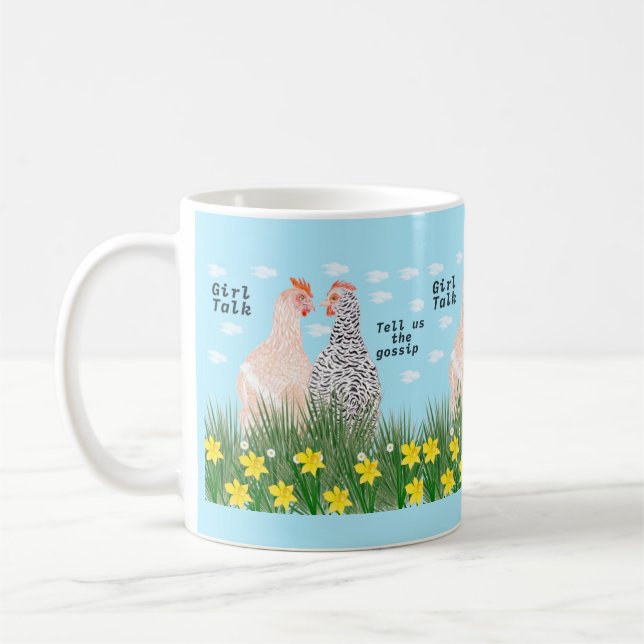 Tell me the  gossip  coffee mug (Left)