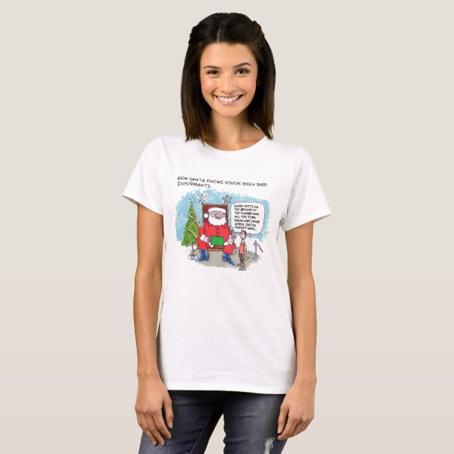 Tell Santa T-shirt (Front Full)