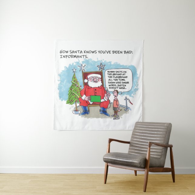 Tell Santa tapestry (In Situ)