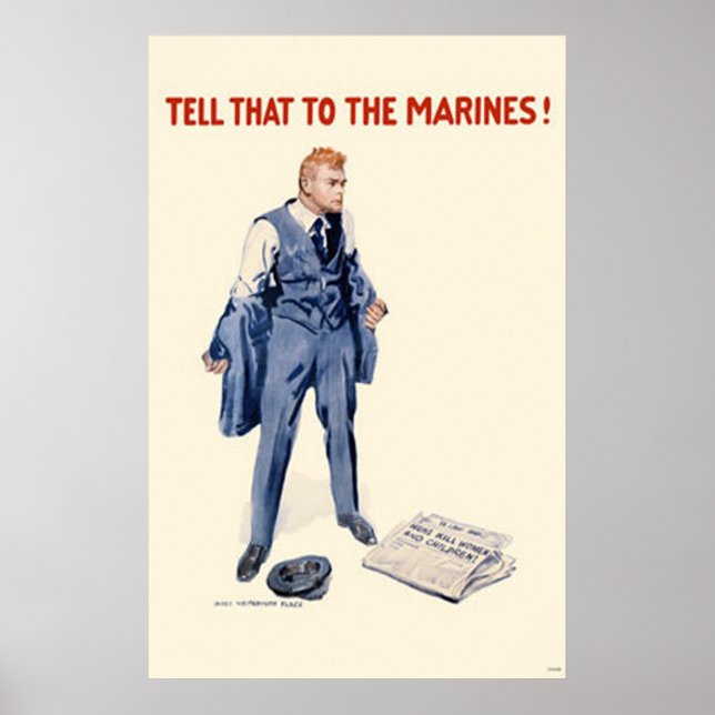 Tell That To The Marines! Poster (Front)