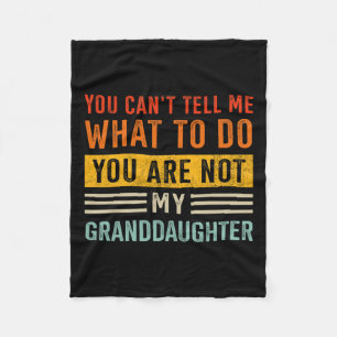 Tell What Do Not Granddaughter For Grandpa Fathers Fleece Blanket