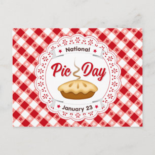 Tell Your Friends About Pie Day Postcard