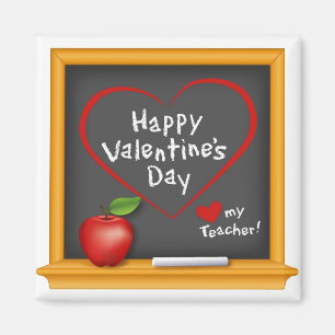 Tell your Teacher Happy Valentine's Day! Magnet