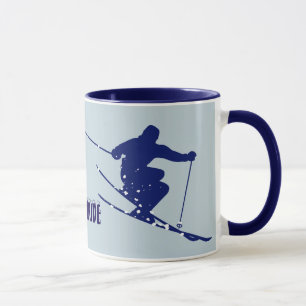 Telluride Blue Skier Mug