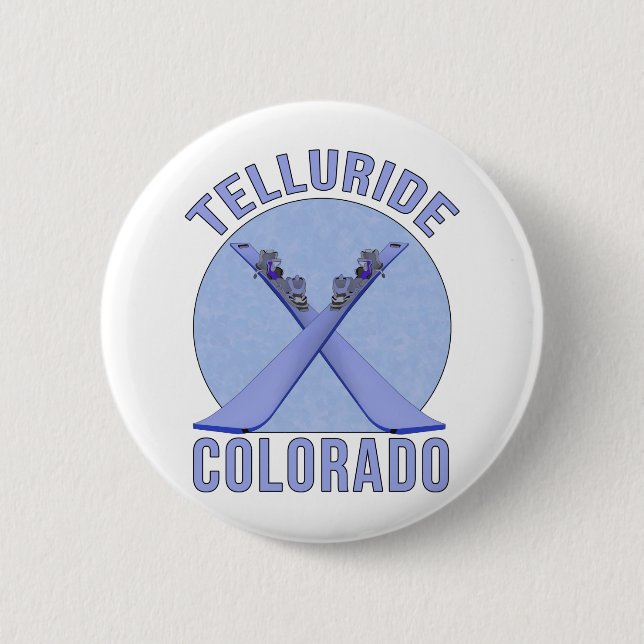 Telluride, Colorado 6 Cm Round Badge (Front)
