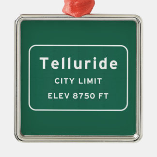 Telluride Colorado co Interstate Highway Freeway : Metal Ornament