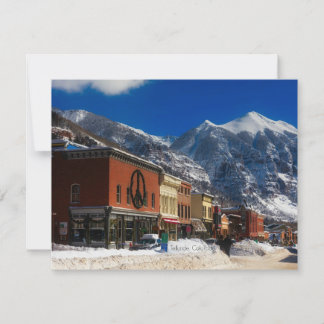 Telluride, Colorado landscape photograph Card