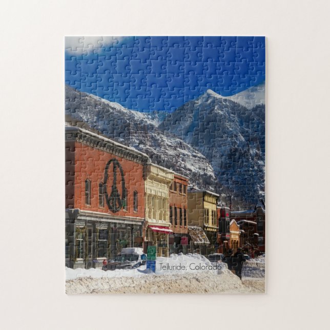 Telluride, Colorado landscape photograph Jigsaw Puzzle (Vertical)