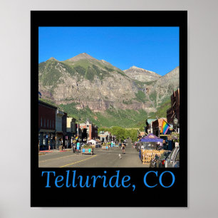 Telluride Colorado Main St Co Mountains Ski Town S Poster