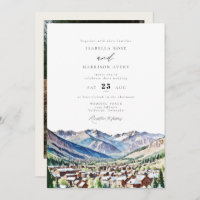 TELLURIDE Colorado Mountain Ski Travel Wedding