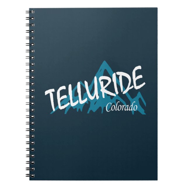 Telluride Colorado Mountains Notebook (Front)