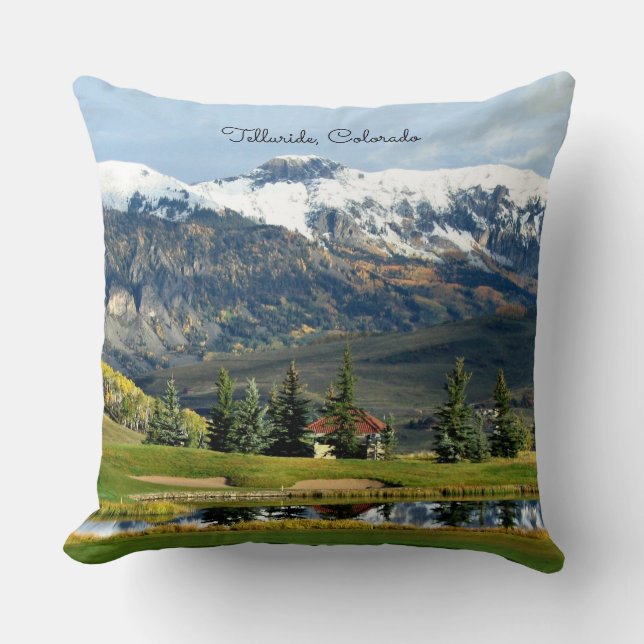 Telluride, Colorado picturesque photograph Cushion (Front)