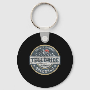 Telluride Colorado San Juan Rocky Mountains Skiing Key Ring