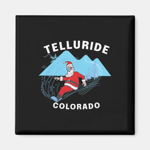 Telluride Colorado - Santa Claus Snowboard  Magnet