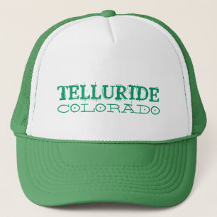 Telluride Colorado simple green hat