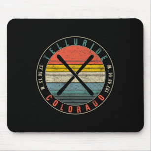 Telluride Colorado Ski Skiing Snowboarding Snow Mo Mouse Pad