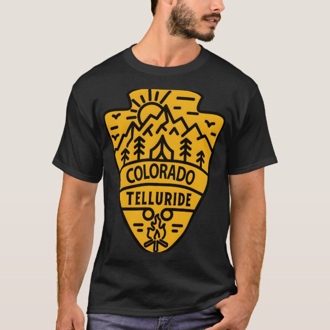 Telluride Colorado � Spirit of the Mountains T-Shirt (Front)