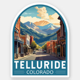 Telluride Colorado Travel Art Vintage
