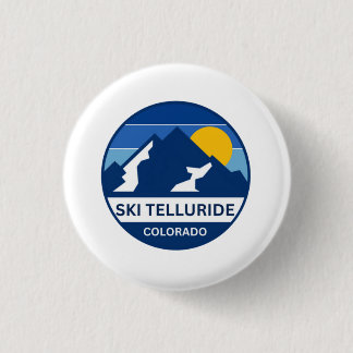 Telluride Ski Colorado 3 Cm Round Badge